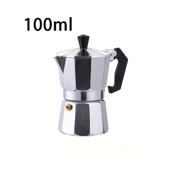 1. Moka Cafeteira Expresso Perkolatorkanna, Slitstark Kaffebryggare i aluminium, Praktisk Moka Kaffekanna, Gör läckert kaffe, Kaffetillbehör