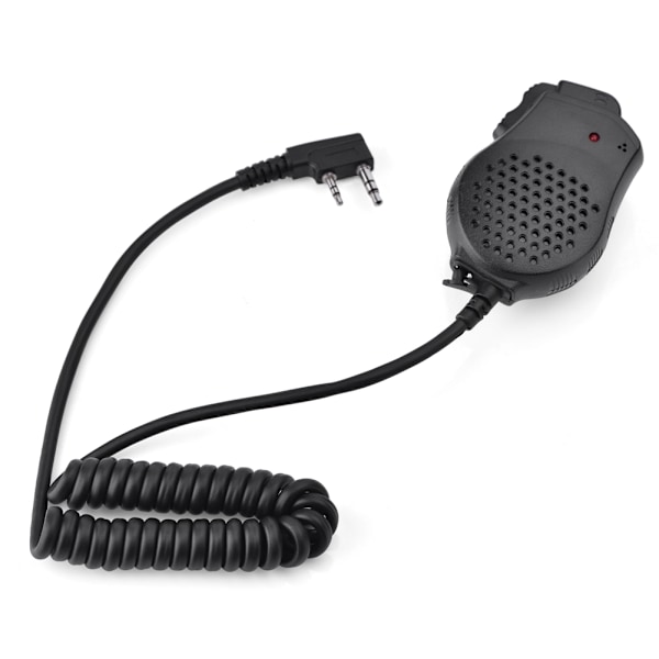 Pin Handheld Dual PTT Speaker Microphone for Baofeng UV-82 Two Way Radio Walkie Talkie