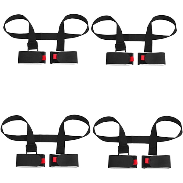 4-pack adjustable ski and pole holders