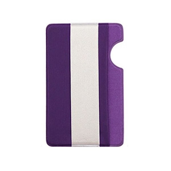 2 st Business Credit Pocket Phone Bakre Kortfodral LILA - hög kvalitet Purple