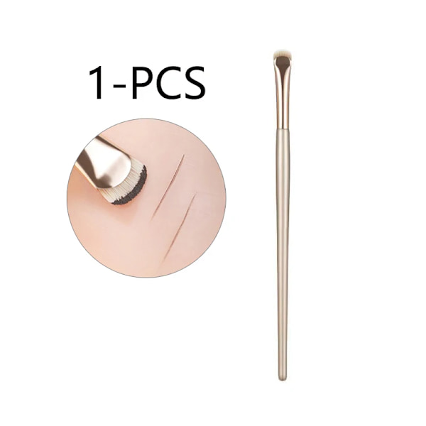 Päivitä terä eyeliner-sivellin ultraohut hieno kulma litteä kulmakarvasivellin silmän alle meikkisiveltimet tarkka yksityiskohtainen sivellin v Crescent eyeliner-1