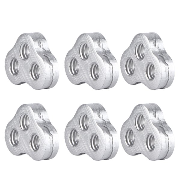 10 stk. Offset Mounts Luminumlegering 3-huls stabilisator Offset Mount til robotter Specifik installation
