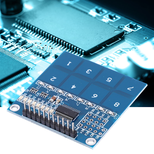 TTP226 8-kanals kapasitiv berøringssensor digital berøringssensor modul