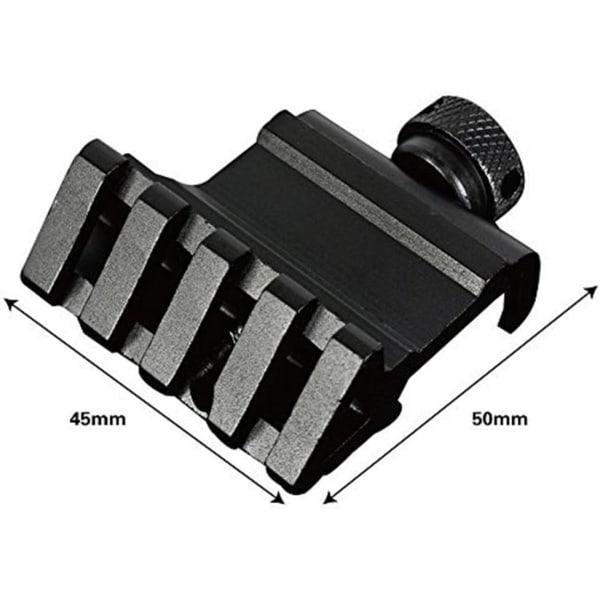 45 asteen offset-taktisen kiskoadapteri 20 mm Picatinny Weaver -kiskoon A