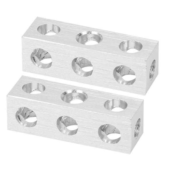 2 kpl 3-reikäinen neliöputki 3106-0003-0024 8 x 24mm robotin osatarvikkeet