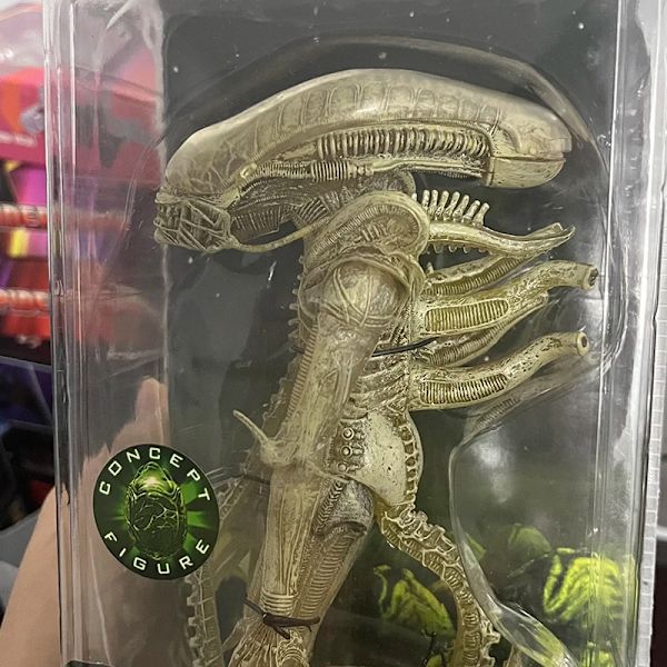 NECA Grid Warrior Xenomorph Alien Figur Alien vs Predator Action Figur Samlerobjekt Model Legetøj Julefødselsdagsgave Warrior