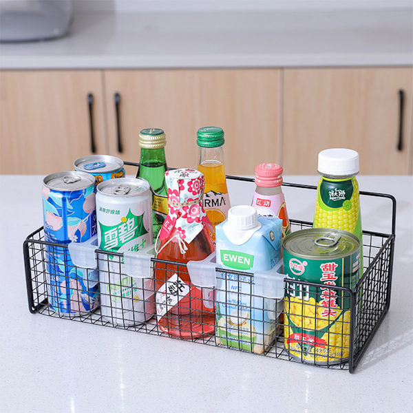 8 stk. køleskabsopdeler Justerbar Organizer Køkken 8PCS