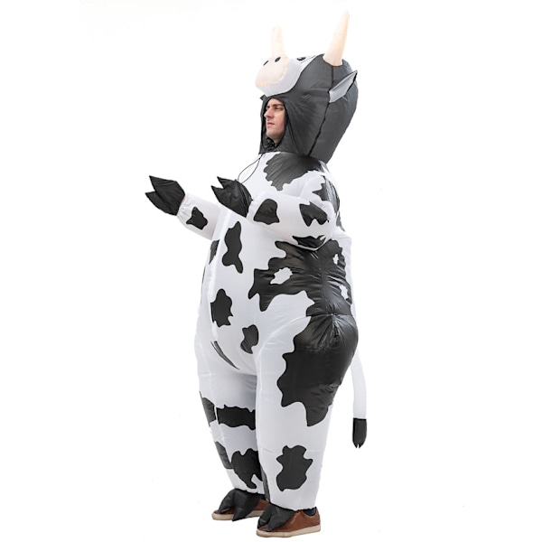 Ilmapuku Joululavaesityksiin Halloween-asu Lehmä Aikuisten koko Lehmä milk cow Adult size