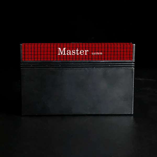 DIY Super 600 i 1 Master System-spilkassette til SEGA Master System-spilkonsol BlackShell Label 2