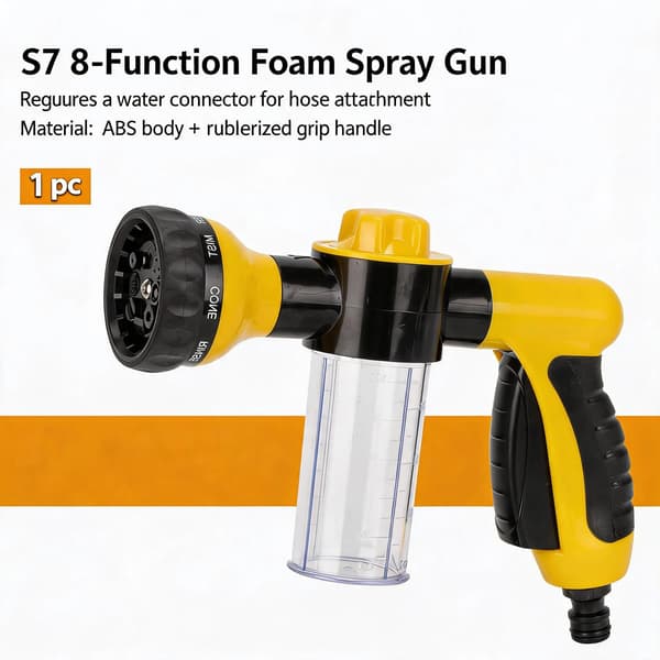 Direct-Spray Vattenpistol Högtryckstvätt för alla trädgårdsslangar 1 set Foam Spray Gun