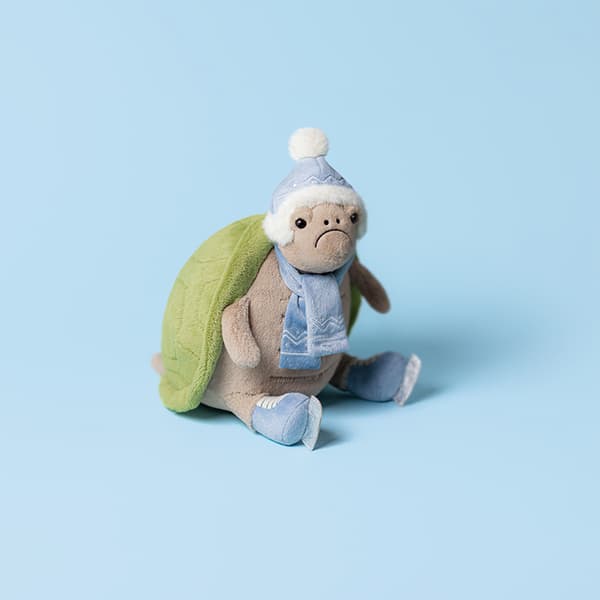 28 cm Timmy Turtle Åkande skildpadde plysdyr