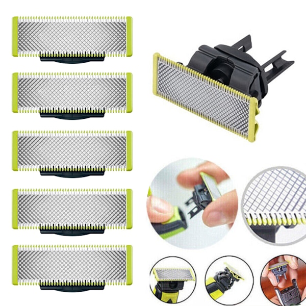 Replacement Blade, Replacement Head, Compatible with Philips Norelco OneBlade Electric Shaver