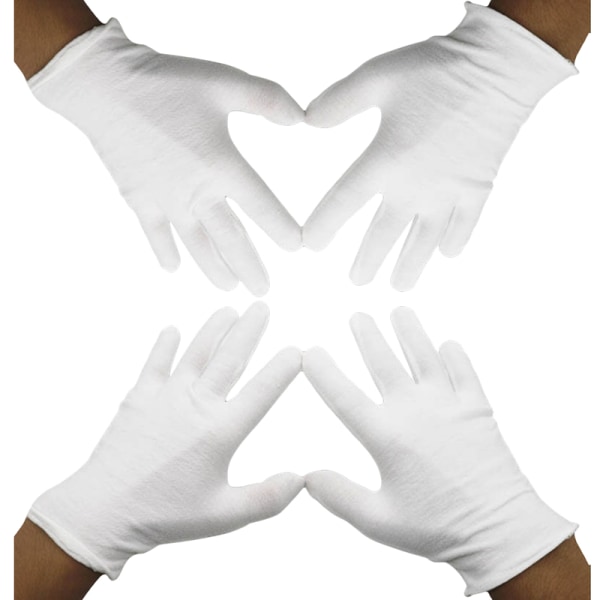 Par Andningsbara bomullshandskar / Hudvård / Hudvård 6 par 6Pair One size