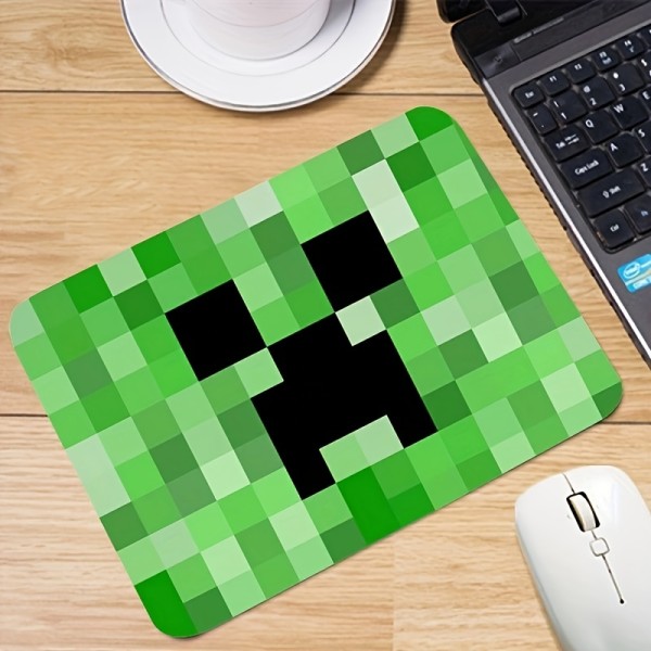 Søt Pixel Monster Musematte Pixel Green Mouse Pad