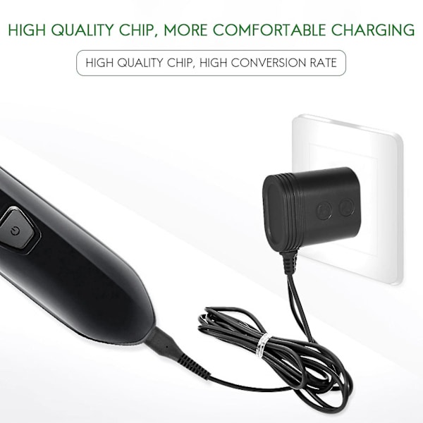 15V HQ8505 Laddare för Rakapparat QP6520 QP6510 Strömadapter Sladd EU-kontakt