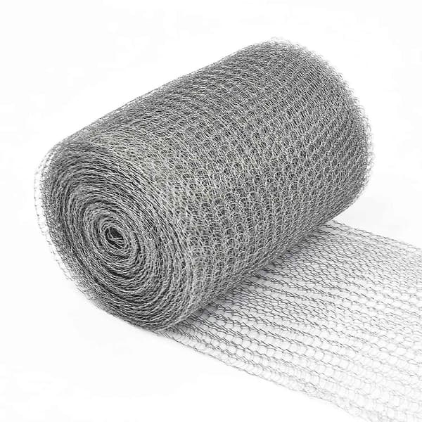 Nät av rostfritt stål 12,7 cm x 6 m Trådnät Mesh Mesh stål Mesh för mesh