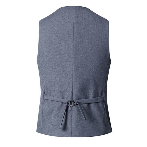 Dressvest for menn Business dressvest for menn grå grey XL