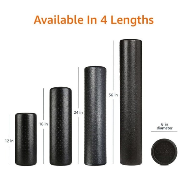 Basics Massasjerulle - EPPSP-36-1 - Amazon High Density Rund Skumrulle