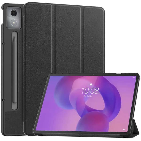 Etui til Lenovo Idea Tab Pro Anti-Drop Læder Stand Tablet Cover - Grå Multicolor{yh}