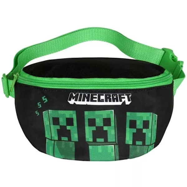 Midjeväska Minecraft Creeper Grön 22x14cm{BT} 110