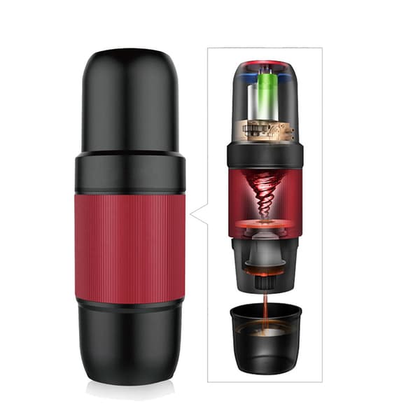 Portabel Elektrisk Espressomaskin – Handpress Kaffemaskin Resemugg USB electric