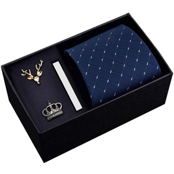 Men's tie and set including cufflinks and pin