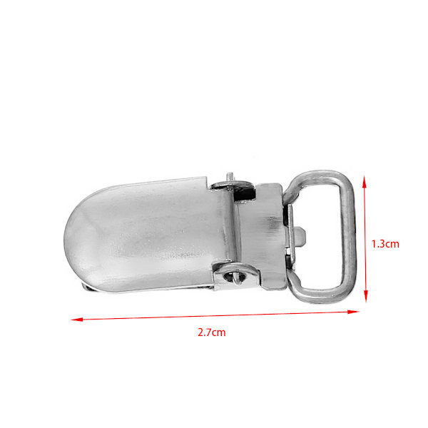 2,7 x 1,3 cm Tuttipullonpidike/Harson/Nukken/Leikkikalunpidike Clip Tukkumyynti Vahva insertti kankaan suojaamiseksi käsitöihin