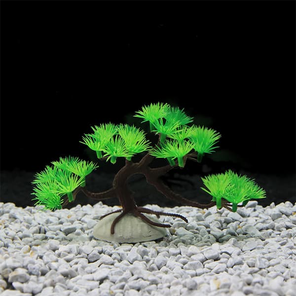 Akvarium Dekor Ornamenter Simulerte Furu Trær Dekorati{BT} 4