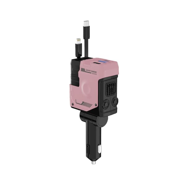 Biloplader USB Hurtigopladning – Biltelefonopladeradapter*Pink A1 [Apple + Type-C]* Pink A1 [Apple + Type-C]