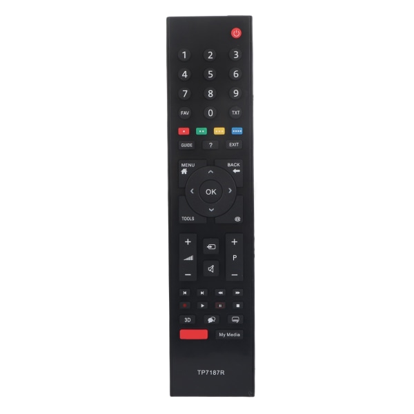 TV-fjernbetjening Smart fjernbetjening erstatning passer til Grundig ts1187r rc3214801/02Passer til Grundig