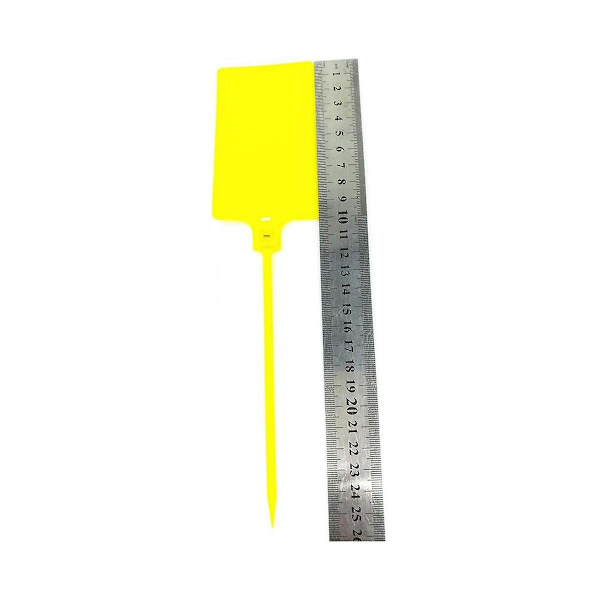 Plastförseglingar Frakt Etiketter Logistik Användning Stor Skylt Bind Etikett Bind, 255 Mm Total Längd, Pack Om 1
