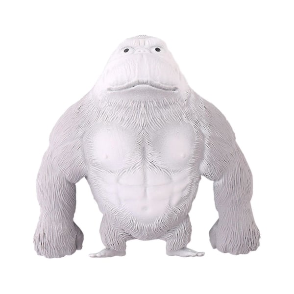 Bästa Gorillor Stretchy Spongy Squishy Monkey Gorilla Stress Relief Toy Vent Doll Bäst Grey