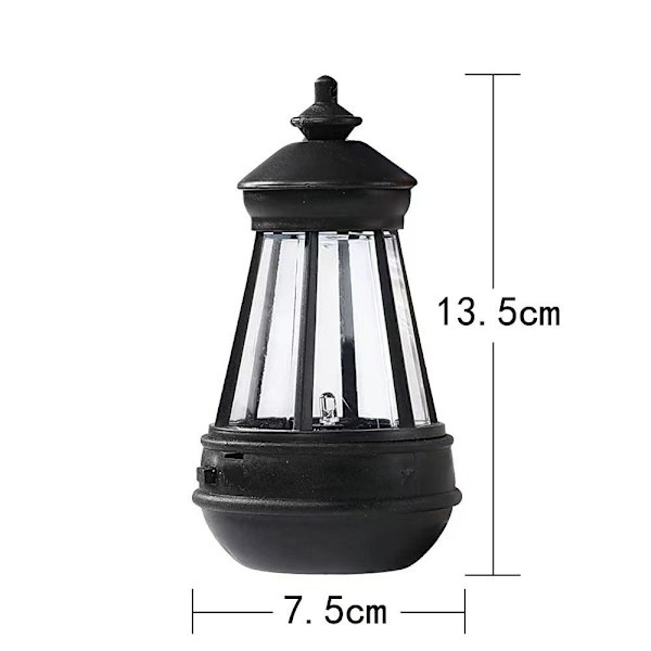Solcellelykt hengende LED-lys AA A A