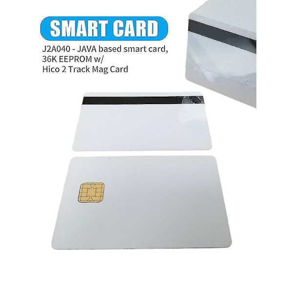 J2a040 Chip Java Jcop-kort med Hico 2-spors magnetstribe Jcop21-36k