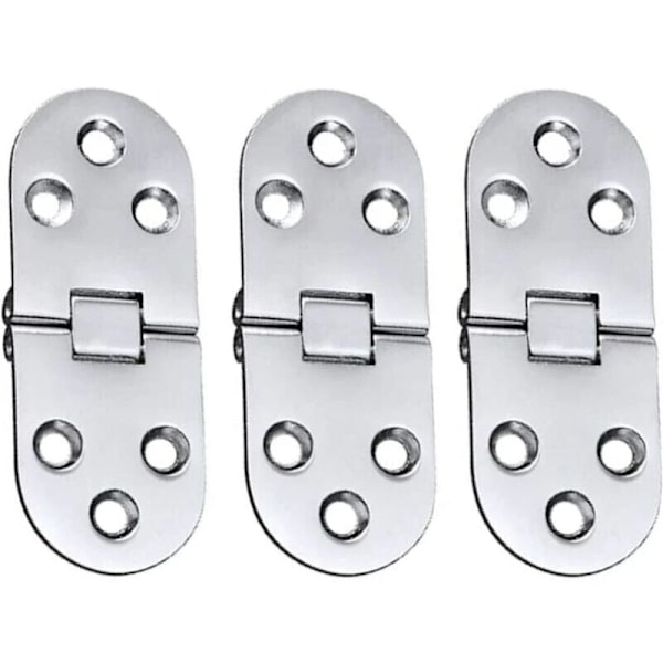 Legering Bordhængsler, 3 Pakke, Rustfrie Hængsler, Foldedør,