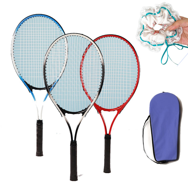 Tennisracket 27 Tommer Enkelt Tennis Trener Nybegynner Dobbel Kamp Treningssett Utendørs Tennisracket 23inches