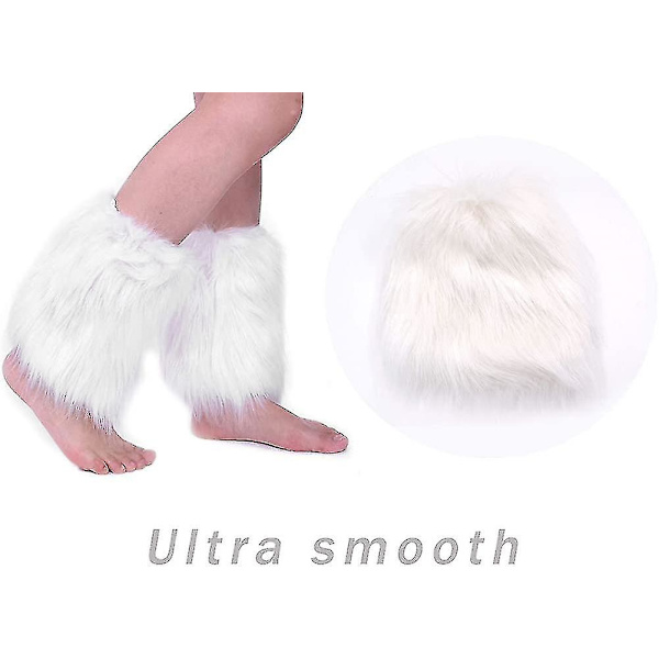 Naisten Tekoturkis Jalkalämmittimet, Talviset Lyhyet Saappaanvarret, Peitteet, Hihat (25 cm)