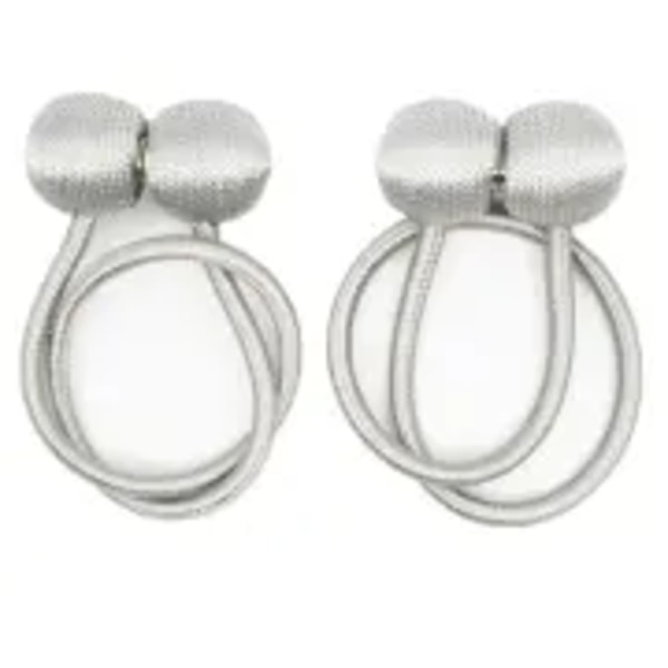 Magnetisk gardin hållare magnetisk gardin hållare silver grå 2 pack gardin magnetisk stängning hem band