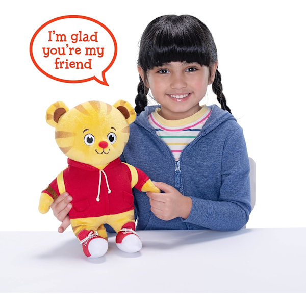Plush Daniel Tiger Tillbaka till skolan Funktionsplysch med Tigey och Ryggsäck med