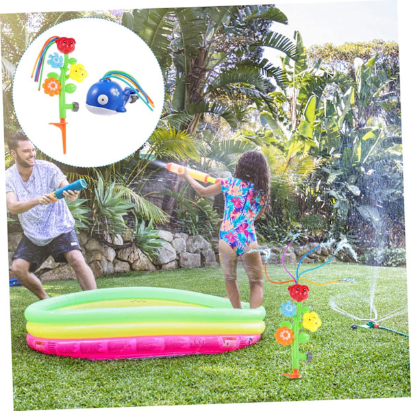 2-pack Vattenleksak Baby Badleksak Barnleksak Djurleksak Baby Lekhage Utomhus Vatten