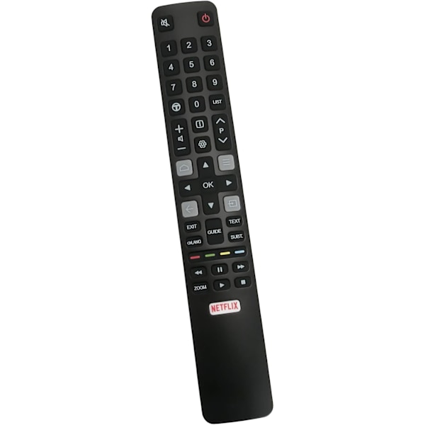 ARC802N YUI1 Fjernbetjening Kompatibel med TCL 49C2US 55C2US 65C2US 75C2US 43P20US C9I2E 50E17US