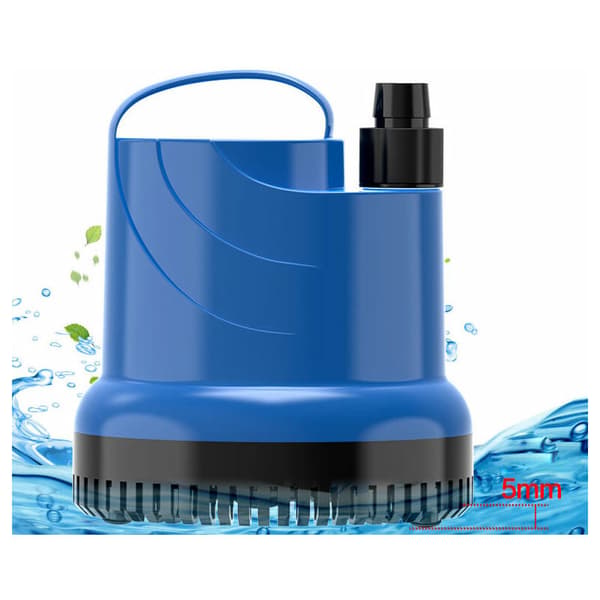Mini nedsänkbar vattenpump 3500L/H 80W 230V 3.3m leveranshöjd