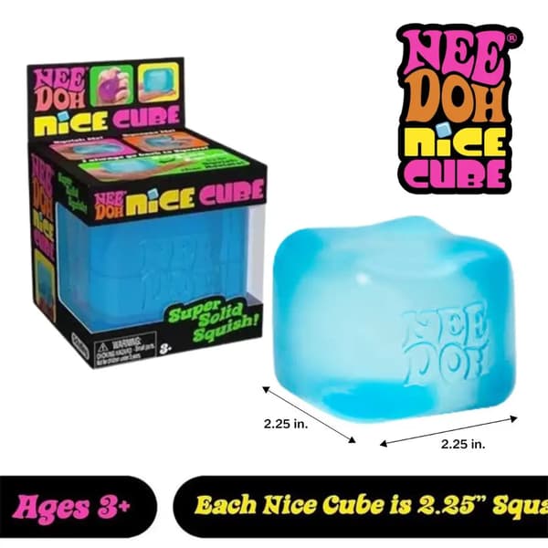 Dr Pepper x NeeDoh Nice Cube Squishy leketøy Stressavlastningsleketøy Myk klemme Fidget Cube for barn og voksne Angstlindring Sensorisk leketøy D