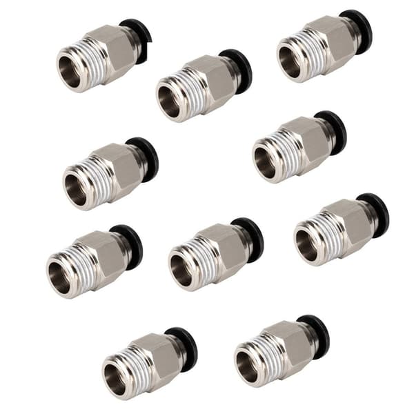 10 st PC4-M10 pneumatisk anslutning hane rak PTFE slang tryck