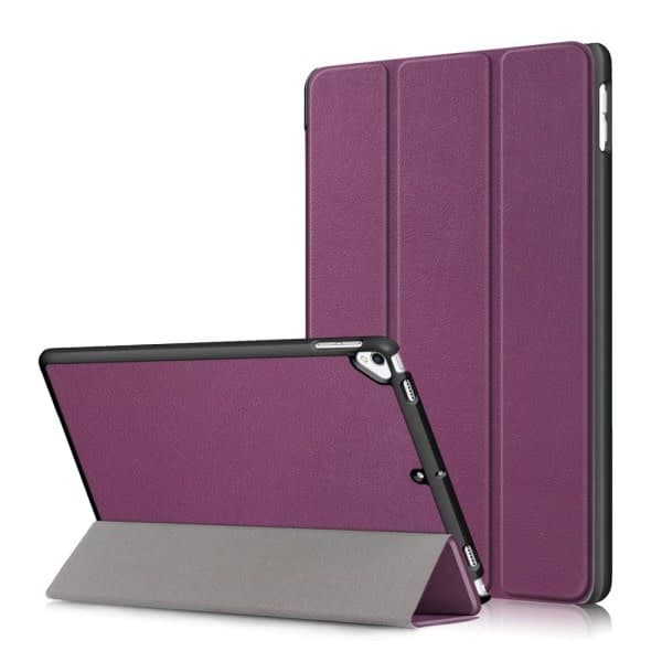 IC iPad 10.2 2019/2020/2021, iPad Air 10.5, Pro 10.5 Etui Tri-Fold Lilla