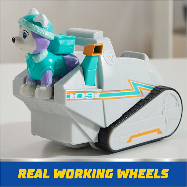 Paw Patrol – Everest og snescooterfigur – Paw Patrol legetøj – Legetøj til børn 3 år + – Gave til barn 3 år + pearls