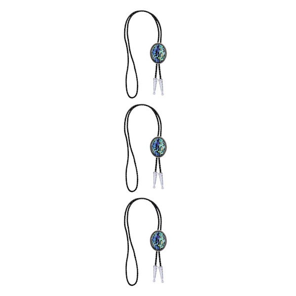 1/3 Bolo-solmio Naiset Miehet Western Cowboy PU-solmio Halloween 3PCS