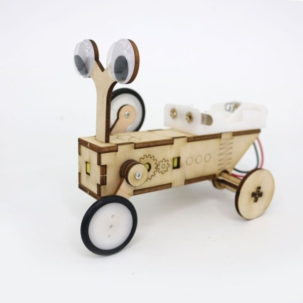 Puinen sähköinen Drift Walking Bug Robot DIY-malli Educaional Technology Kit