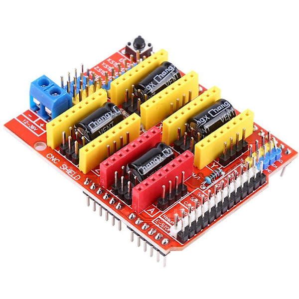 CNC Shield Udvidelseskort 4stk A4988 Skridtmotordriver til Graveringsmaskine 3D-printer