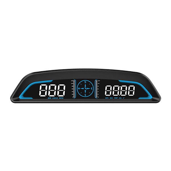 Digital GPS-hastighetsmätare Universal Head Up Display för bil LCD-skärm HUD med MPH-hastighet